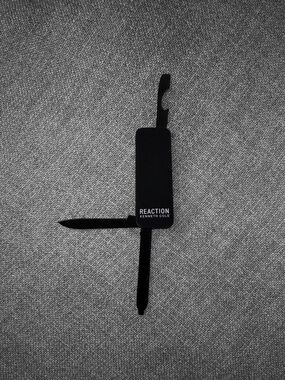 Reaction Kenneth Cole Black Folding Pocket Multi Tool With Belt Clip